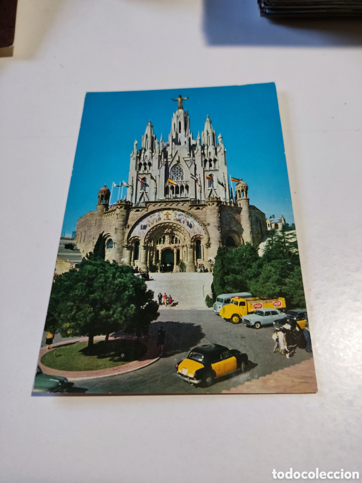 Postales: Postal Tibidabo iglesia sagrado coraz&oacute;n