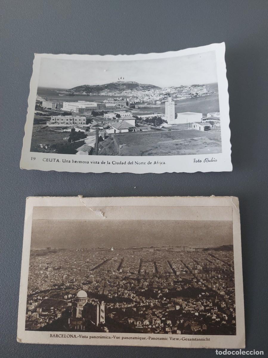 Postales: Dos postales - Ceuta - Barcelona - Foto 1