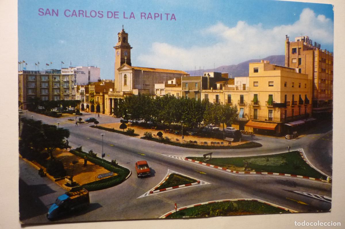 Postales: postal s.carlos rapita -plaza carlos iii cm