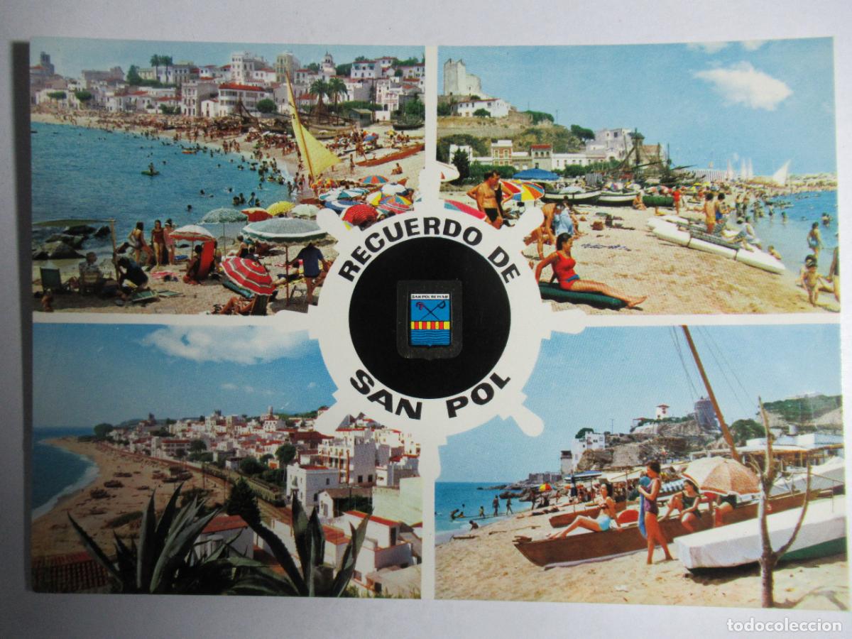 Postkarten: San Pol de Mar - Playas
