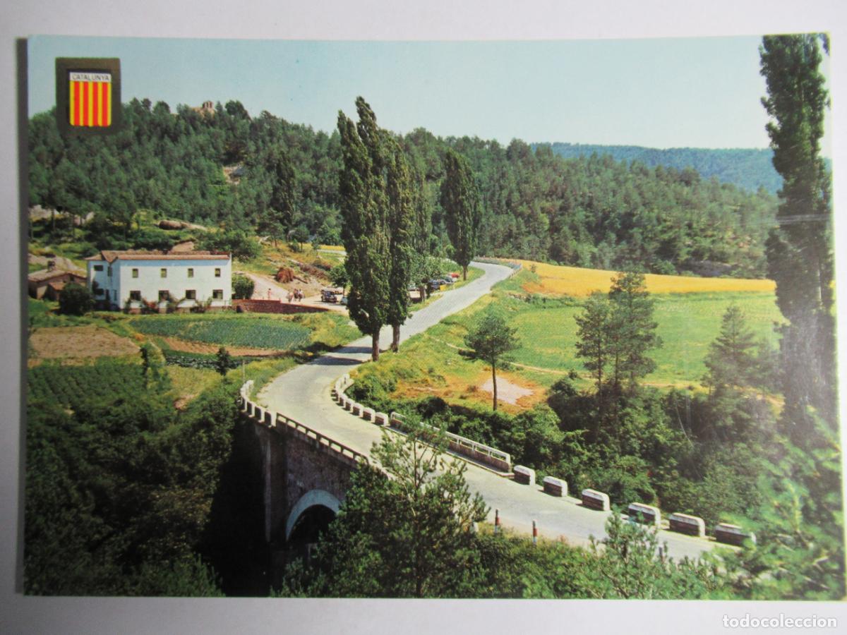 Postkarten: Cobert de Puigcercos (Borreda) - Riera de Marles - parad&iacute;s del camping