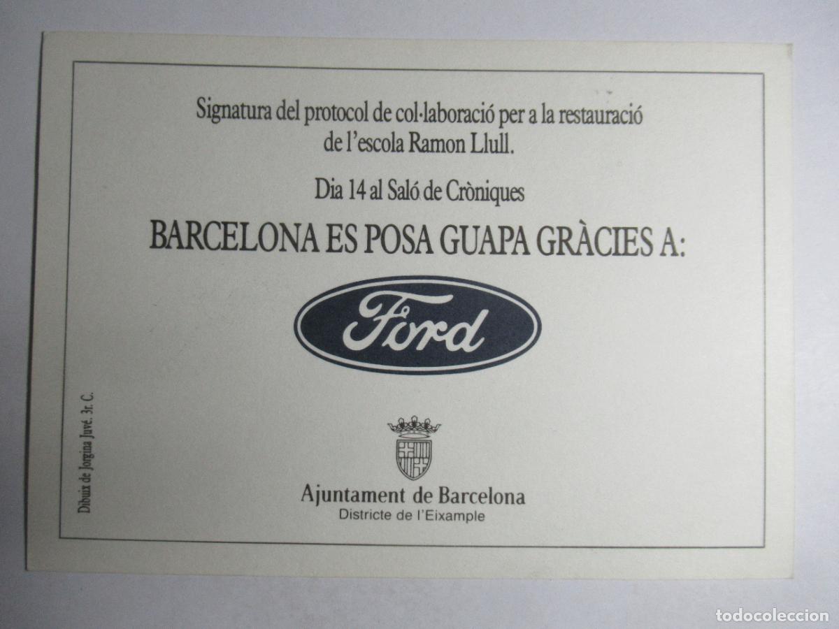 Postales: Barcelona - Escola Ram&oacute;n Llull - Foto 2