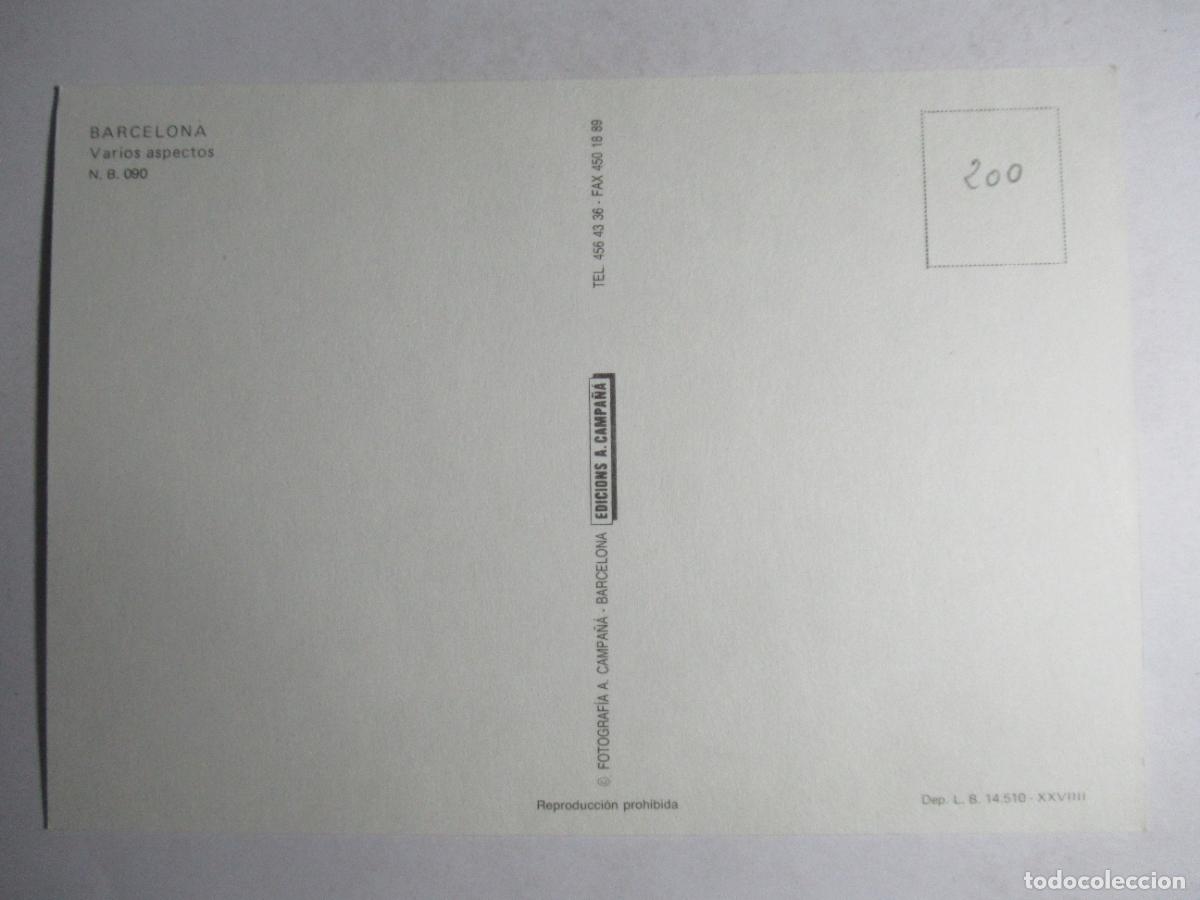 Postales: Barcelona - Varios Aspectos - Foto 2