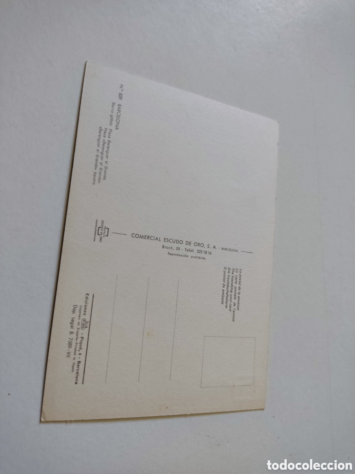 Postales: Postal Barcelona - Foto 2