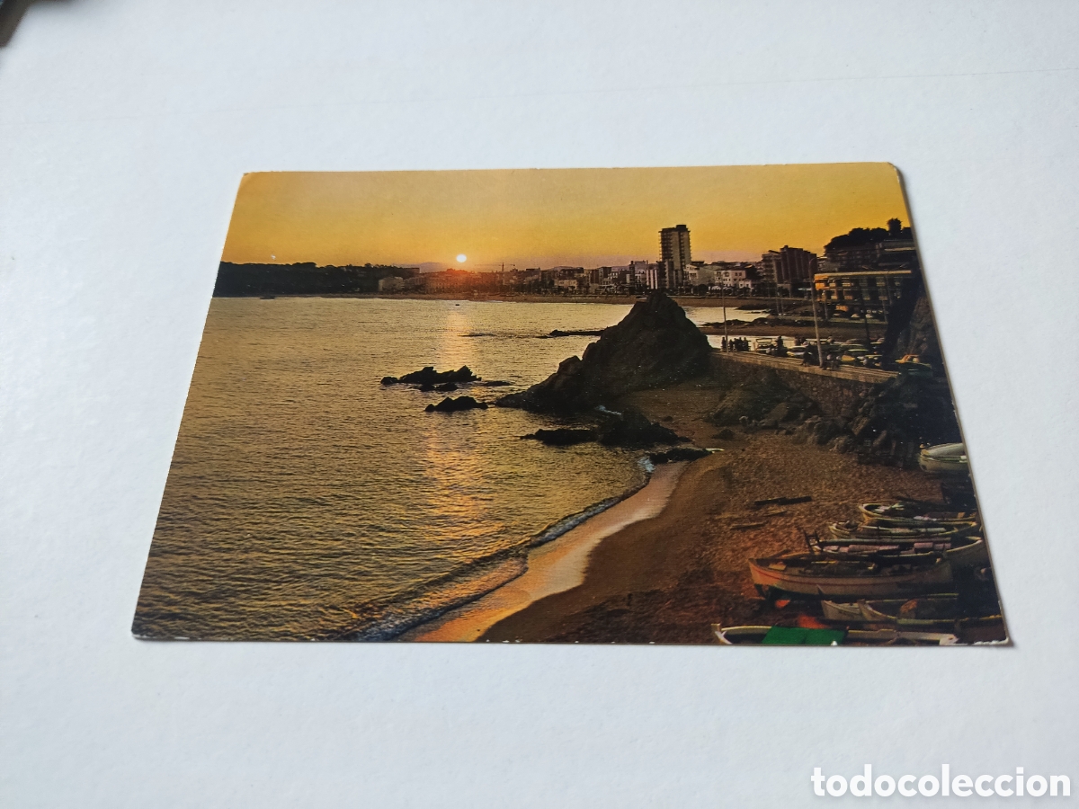 Postales: Postal Lloret de Mar atardecer - Foto 1