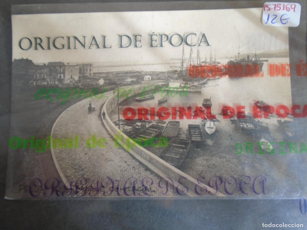 Postales: (PS-75169)POSTAL FOTOGRAFICA DE PALAMOS-MUELLE COMERCIAL.PRUEBA FOTOGRAFO ROISIN