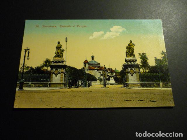 Postales: BARCELONA ENTRADA AL PARQUE - Foto 1