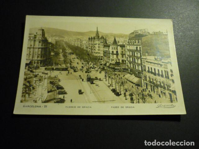 Postales: BARCELONA PASSEIG DE GRACIA - Foto 1