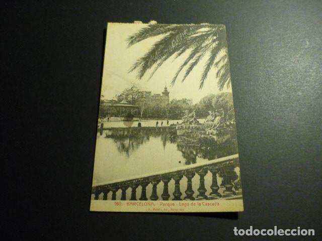 Postales: BARCELONA PARQUE LAGO DE LA CASCADA - Foto 1
