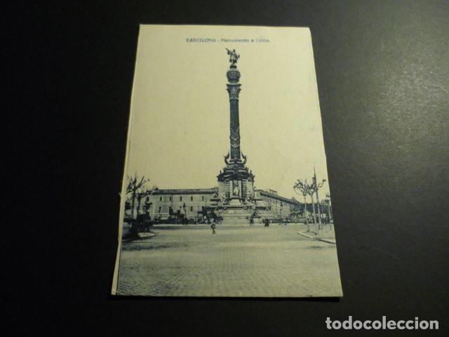 Postales: BARCELONA MONUMENTO A COLON - Foto 1