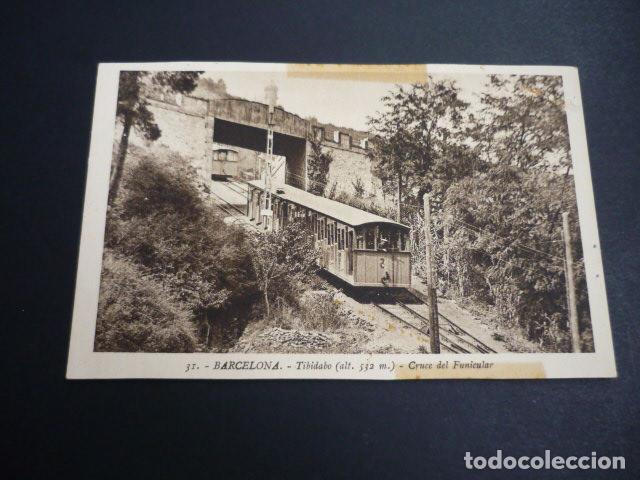 Postales: BARCELONA TIBIDABO CRUCE DEL FUNICULAR - Foto 1