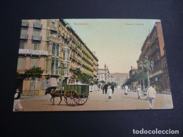 Postales: BARCELONA RAMBLA CATALU&Ntilde;A - Foto 1