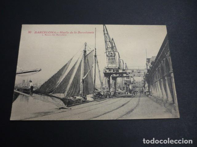 Postales: BARCELONA MUELLE DE LA BARCELONETA - Foto 1