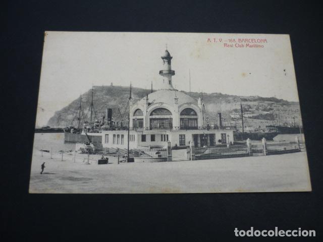Postales: BARCELONA REAL CLUB MARITIMO - Foto 1