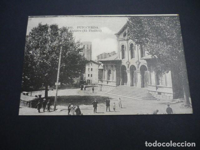 Postales: PUIGCERDA GERONA EL TEATRO - Foto 1