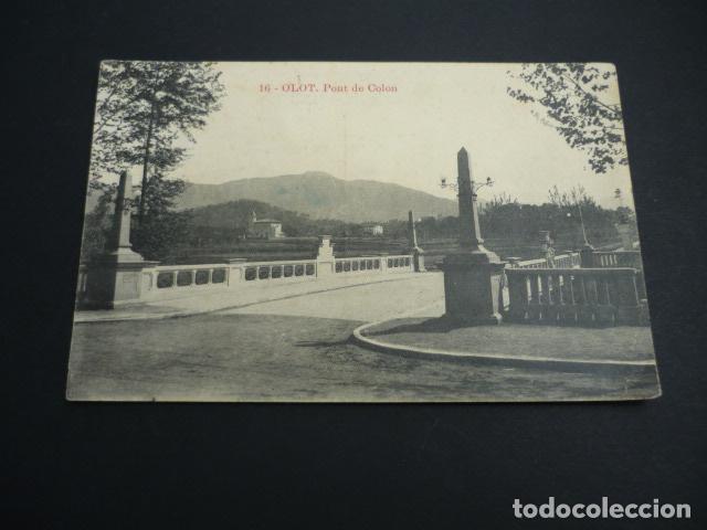 Postales: OLOT GERONA PONT DE COLON - Foto 1