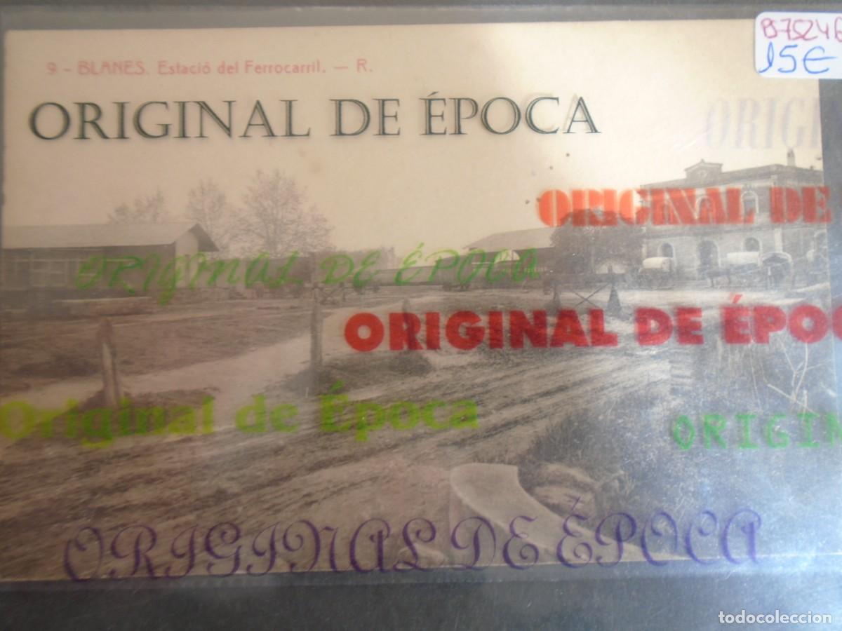 Postales: (PS-75246)POSTAL DE BLANES-ESTACIO ESTACION FERROCARRIL.THOMAS