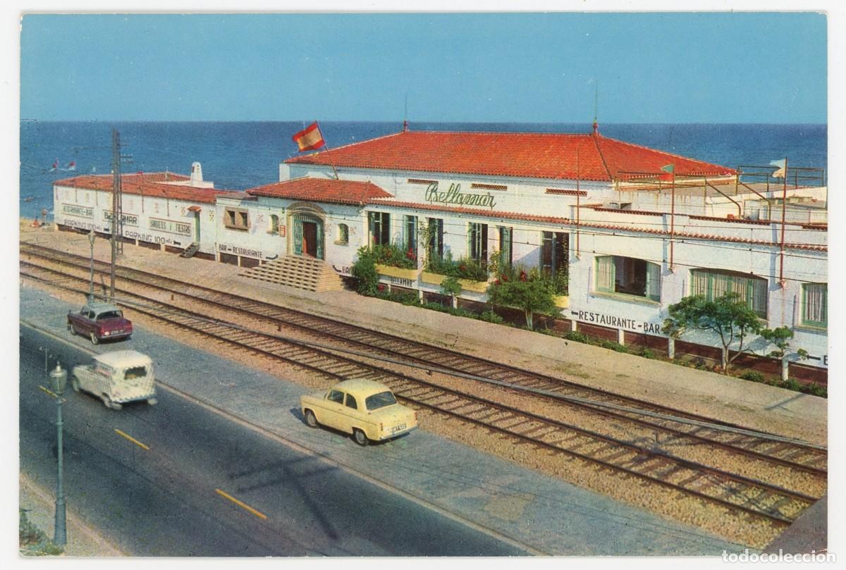 Cartes Postales: m09881 premia de mar balneario casino bellamar 1966 sc renault 4 ford anglia