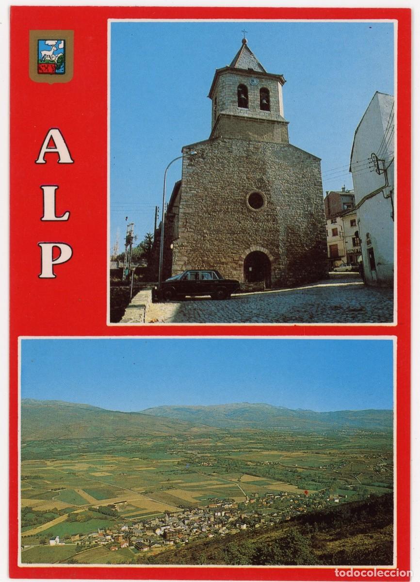 Cartoline: m09935 alp esglesia i vista general fisa n&ordm;6 sc