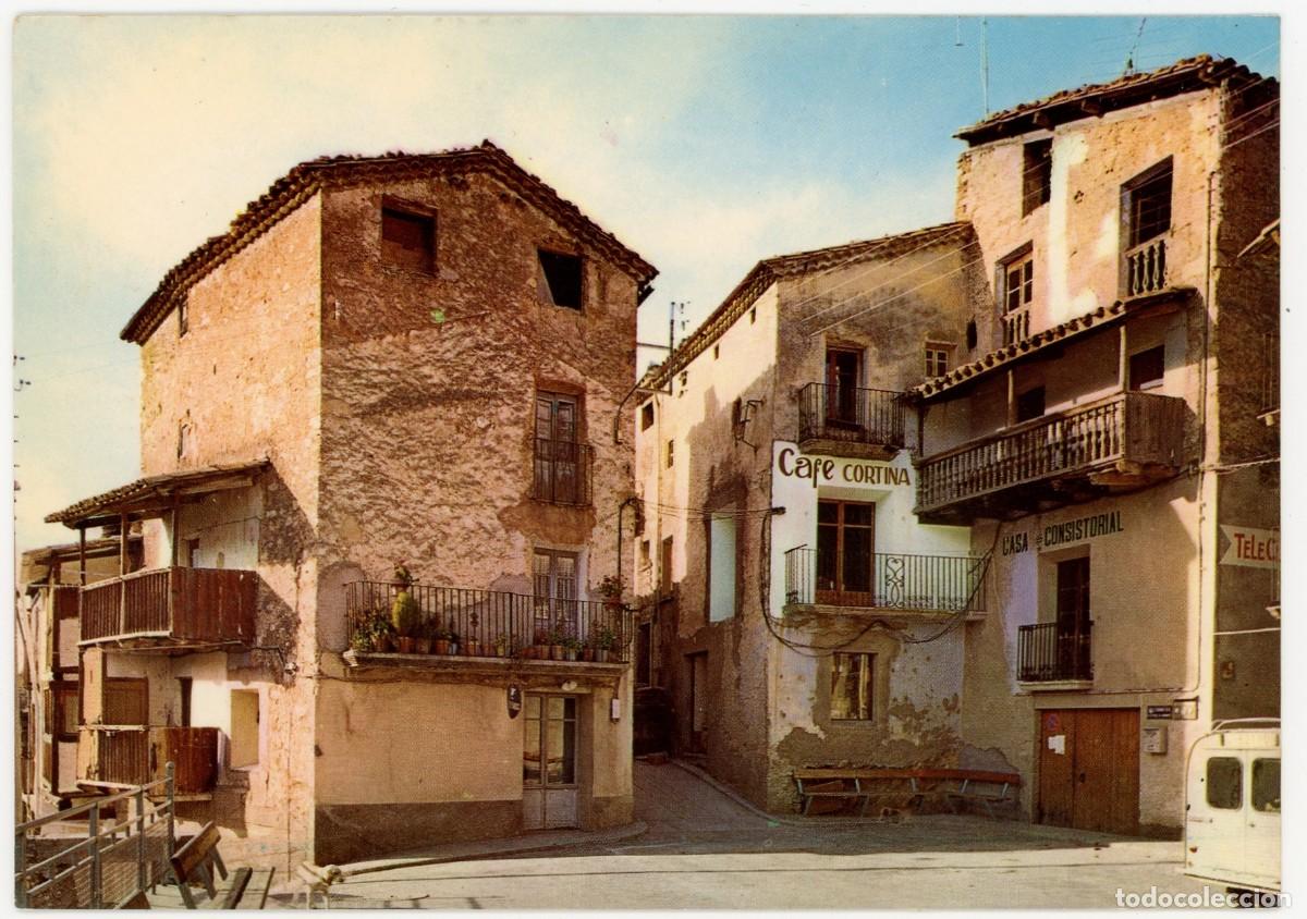 Postales: m09974 tuixent pla&ccedil;a major 1972 genis n&ordm;2307 sc ayuntamiento cafe cortina