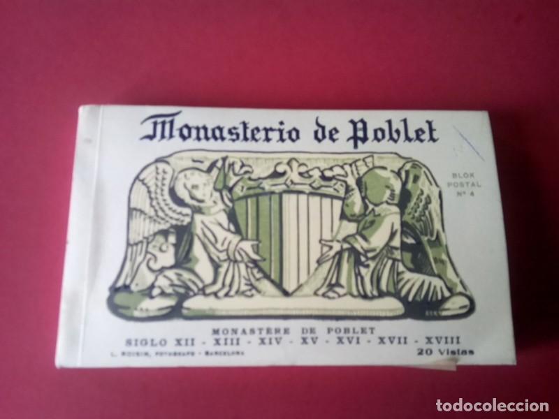 Postales: LIBRITO DE 20 POSTALES DE POBLET BLOK POSTAL N&ordm; 4 - Foto 1