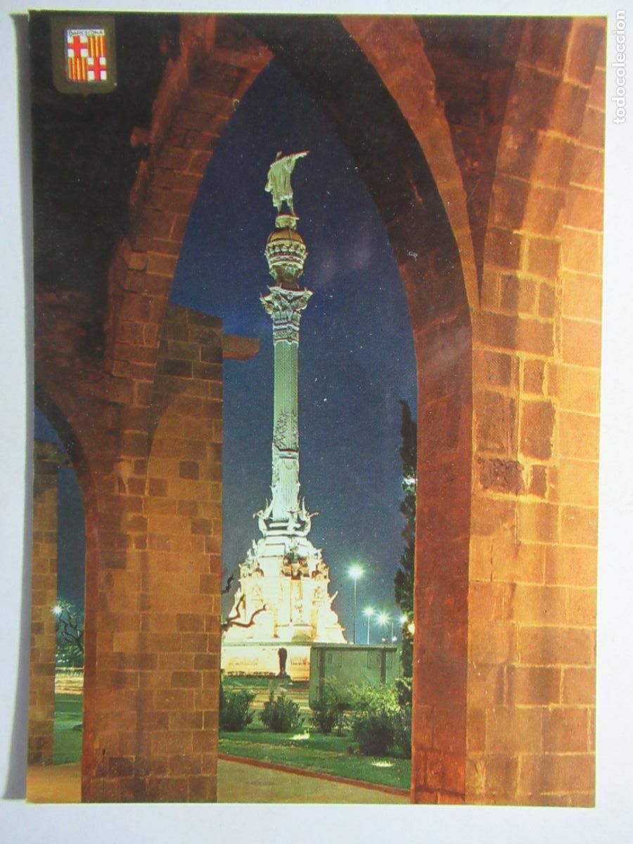 Postales: Barcelona - Monumento a Col&oacute;n - Foto 1
