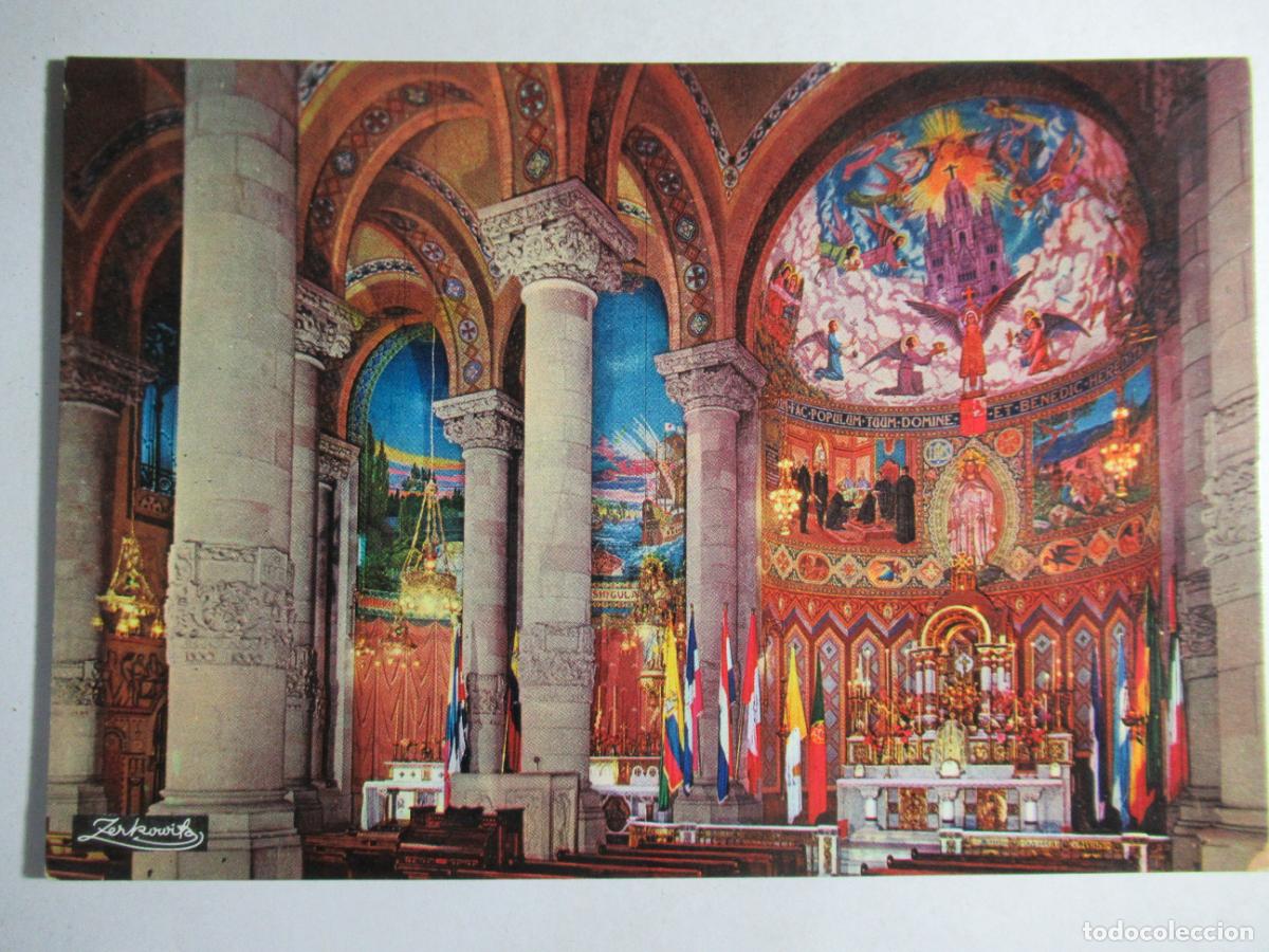 Postales: Barcelona - Tibidabo. Interior Cripta Bas&iacute;lica - Foto 1