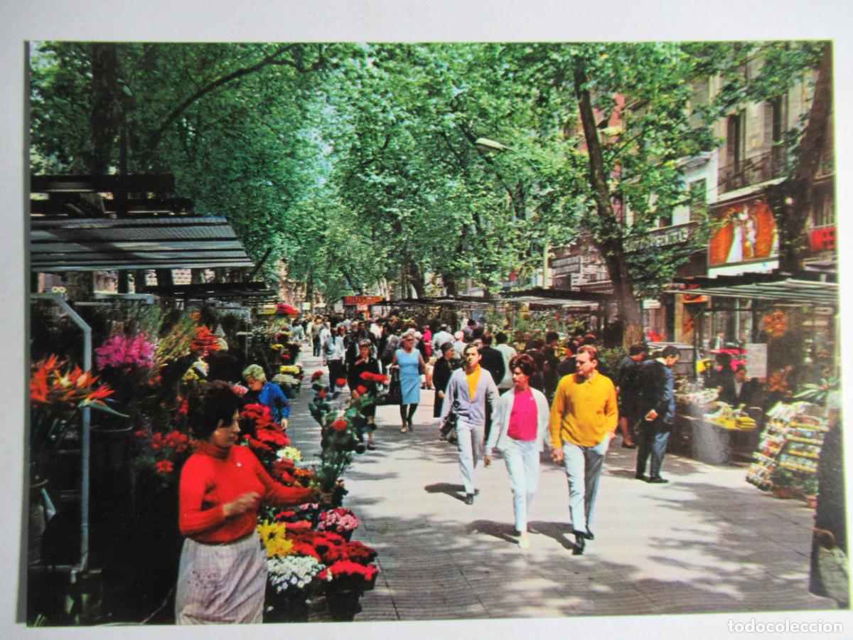 Postales: Barcelona - Rambla de Flores - Foto 1