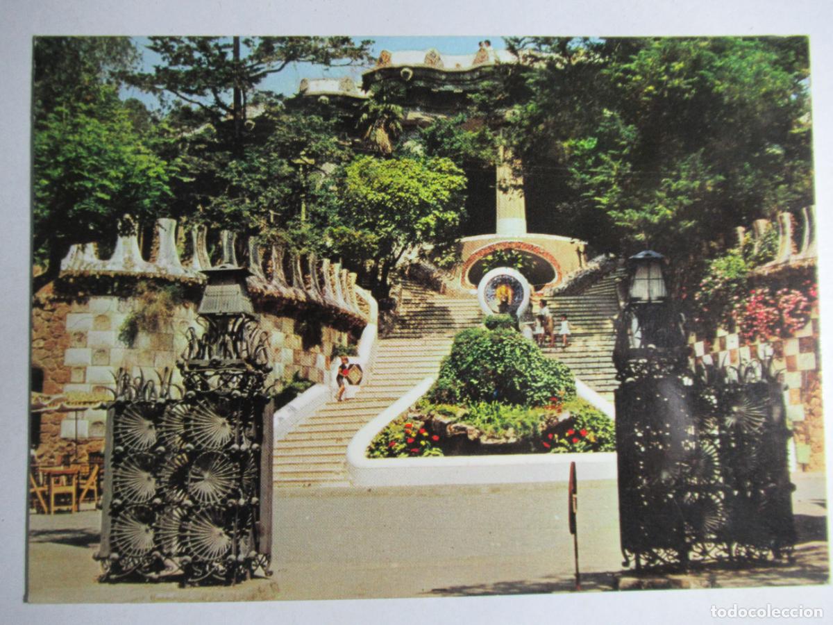 Postales: Barcelona - Entrada al Parque G&uuml;ell - Foto 1