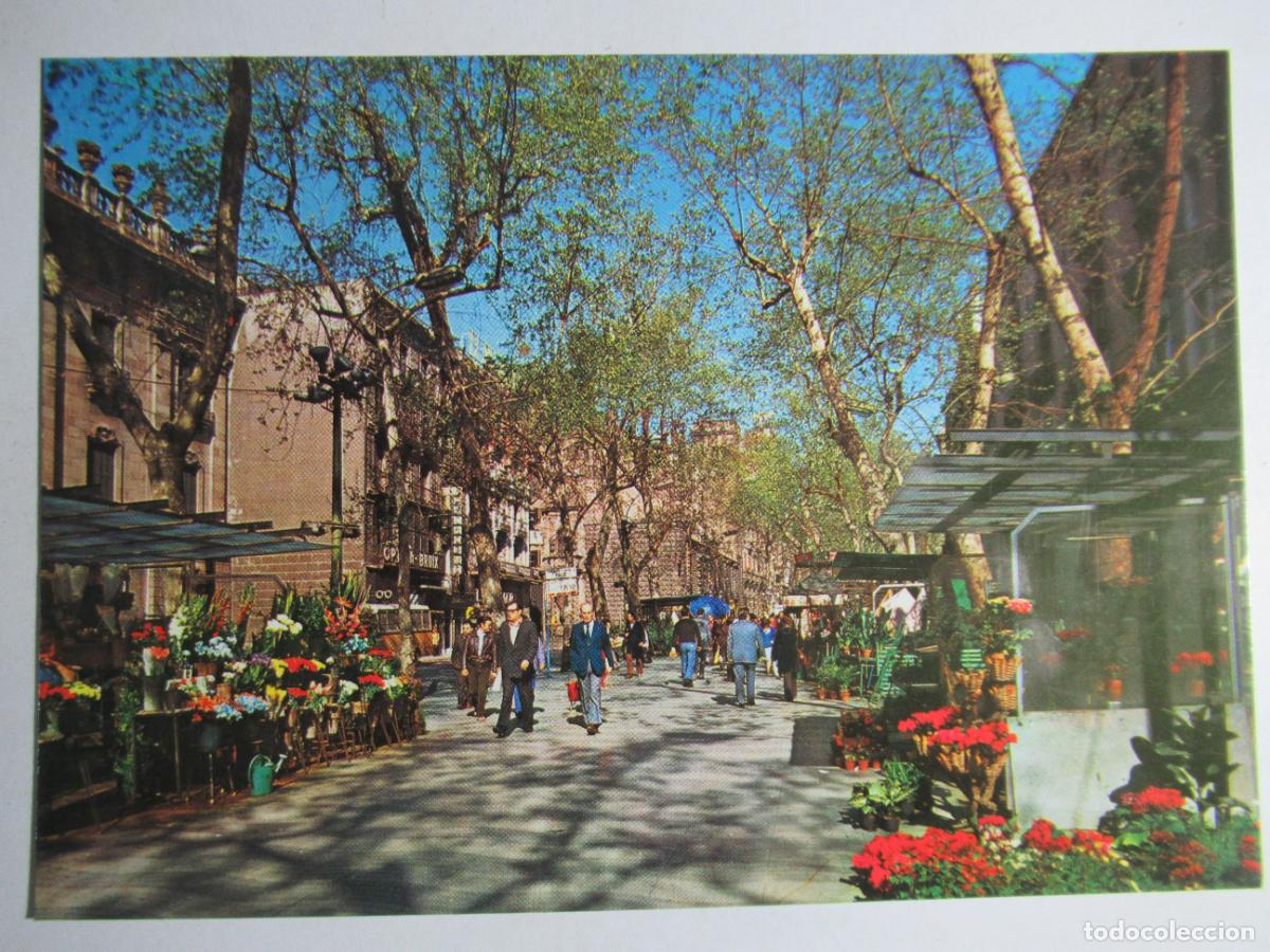 Postales: Barcelona - Rambla de las flores - Foto 1