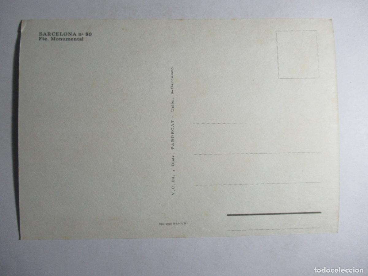Postales: Barcelona - Fte. Monumental - Foto 2