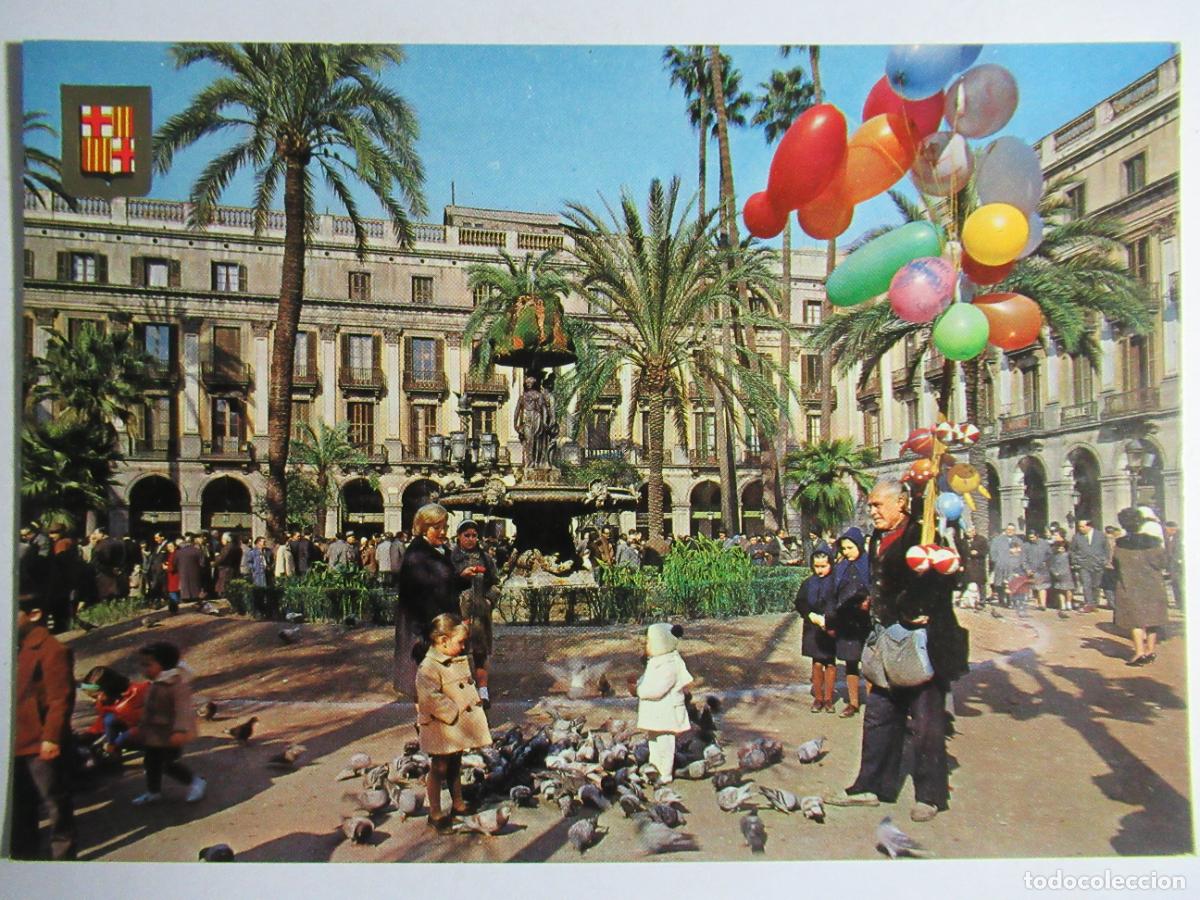 Postales: Barcelona - Plaza Real - Foto 1