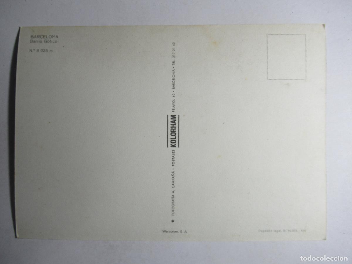 Postales: Barcelona - Barrio G&oacute;tico - Foto 2