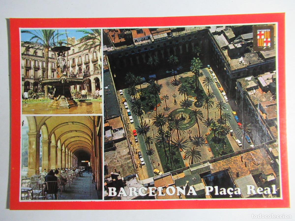 Postales: Barcelona - Pla&ccedil;a Real - Foto 1