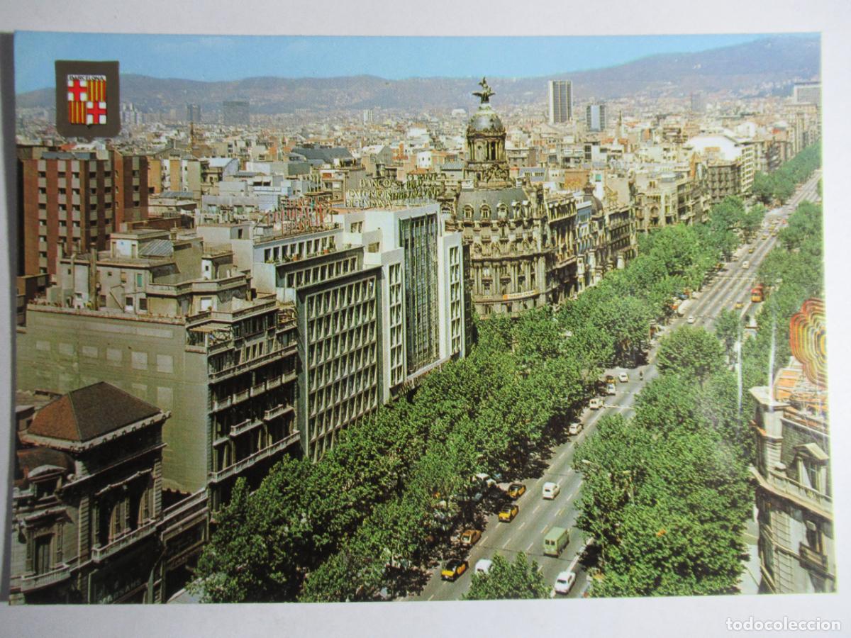 Postales: Barcelona - Paseo de Gracia - Foto 1