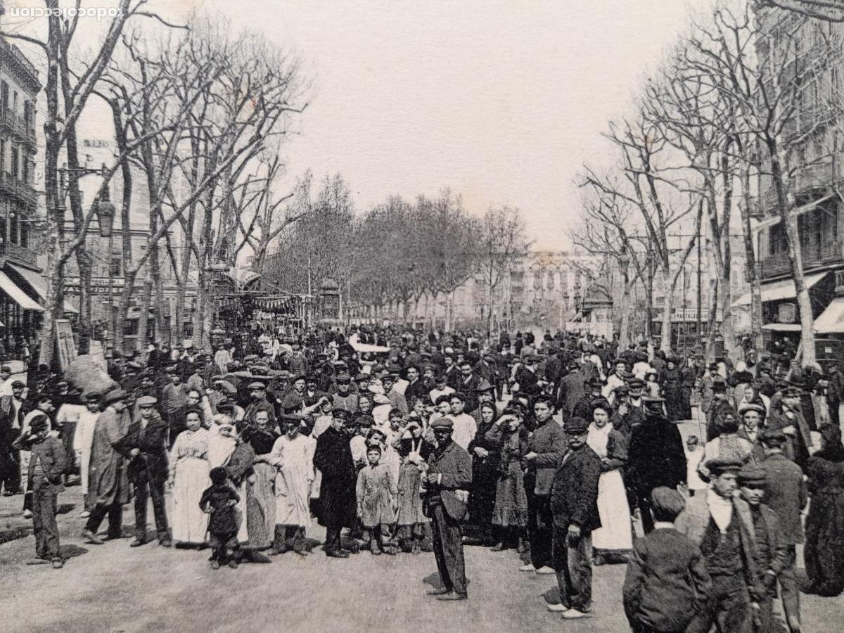 Postales: Barcelona. Rambla de Canaletas. - Foto 2