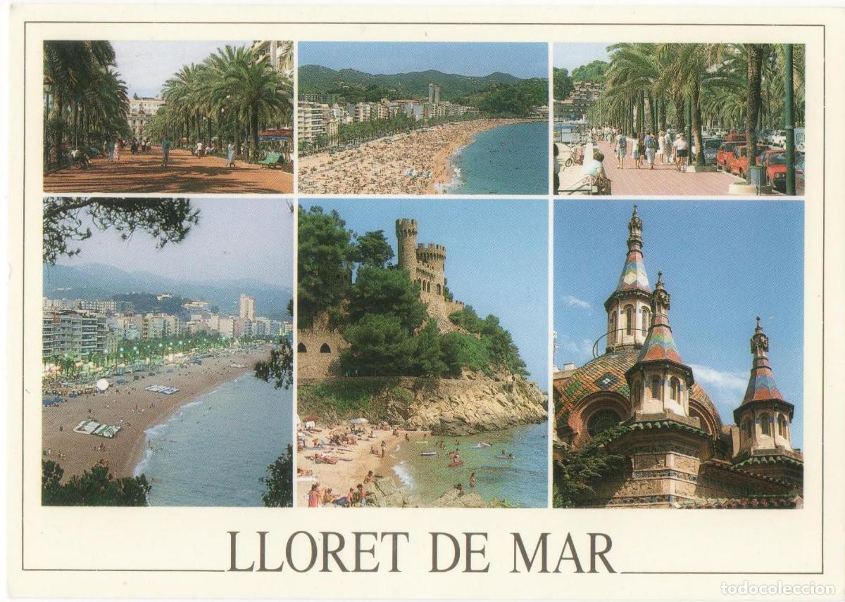 Postales: Girona-Lloret de Mar- Costa Brava-Circulada- - Foto 1