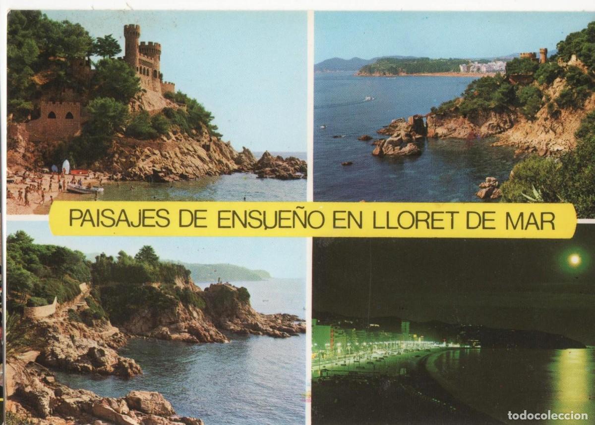 Postales: Girona-Lloret de Mar- Costa Brava-Circulada-
