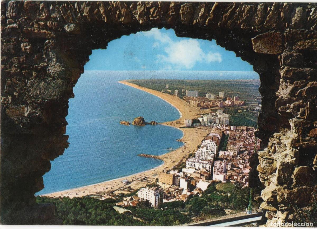 Postales: Girona-Blanes- Costa Brava-Escrita-