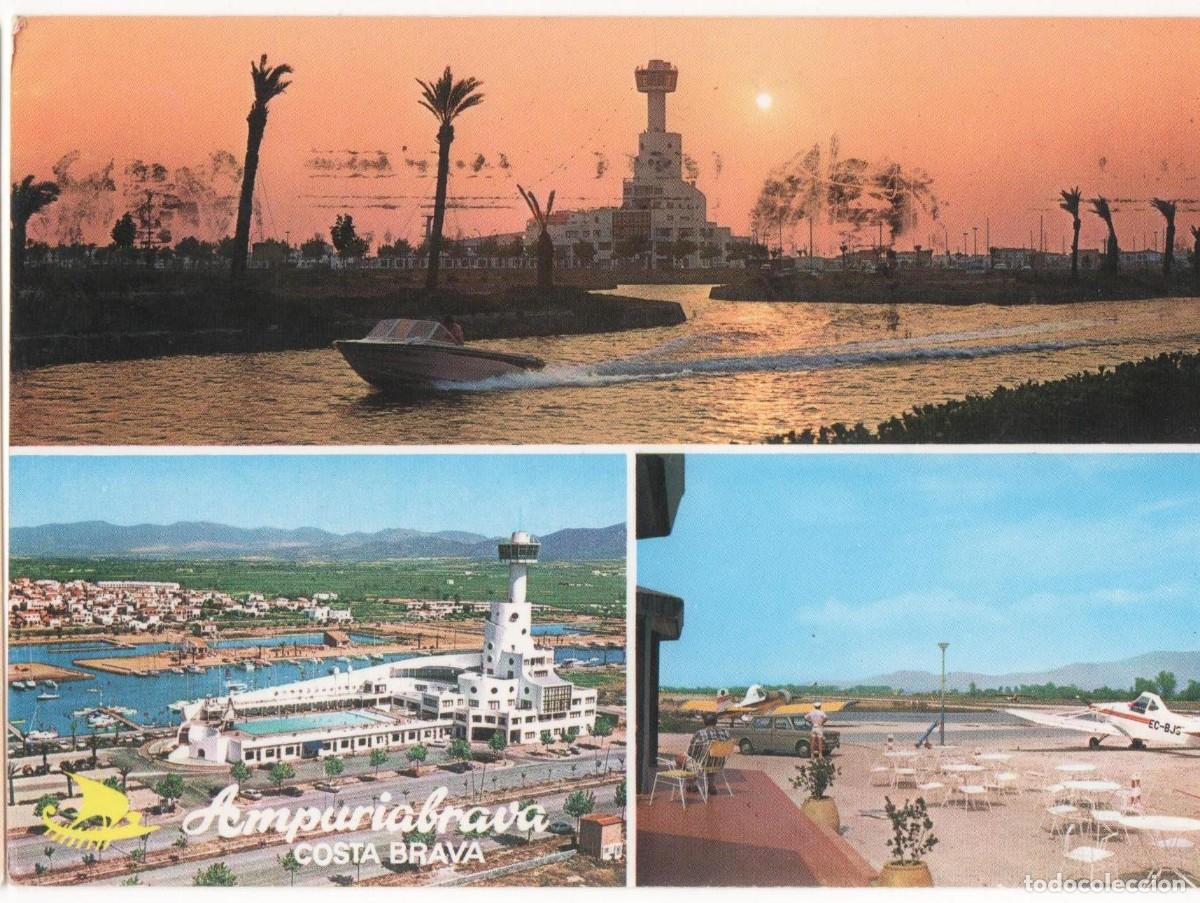 Cartoline: Girona-Empuria-Brava- Costa Brava-circulada-