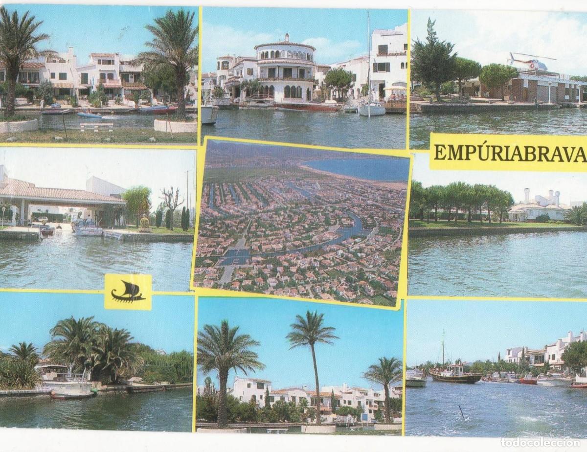 Postales: Girona-Empuria-Brava- Costa Brava-escrita-