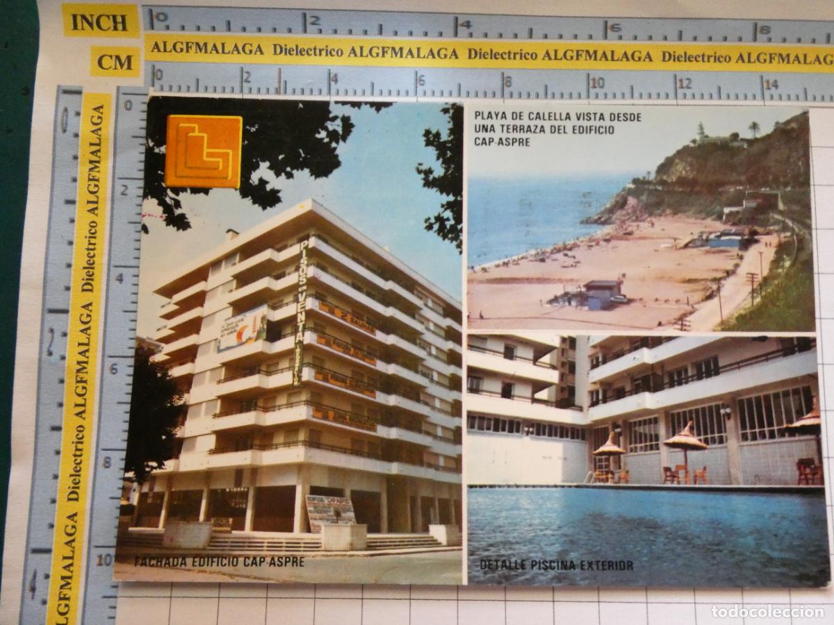 Postales: POSTAL DE BARCELONA. CALELLA DE LA COSTA EDIFICIO CAP ASPRE GRUPO LLAURADO. 545 - Foto 1