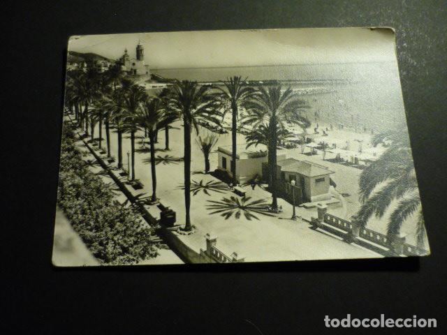 Postales: SITGES BARCELONA PASEO RIBERA Y PLAYA - Foto 1
