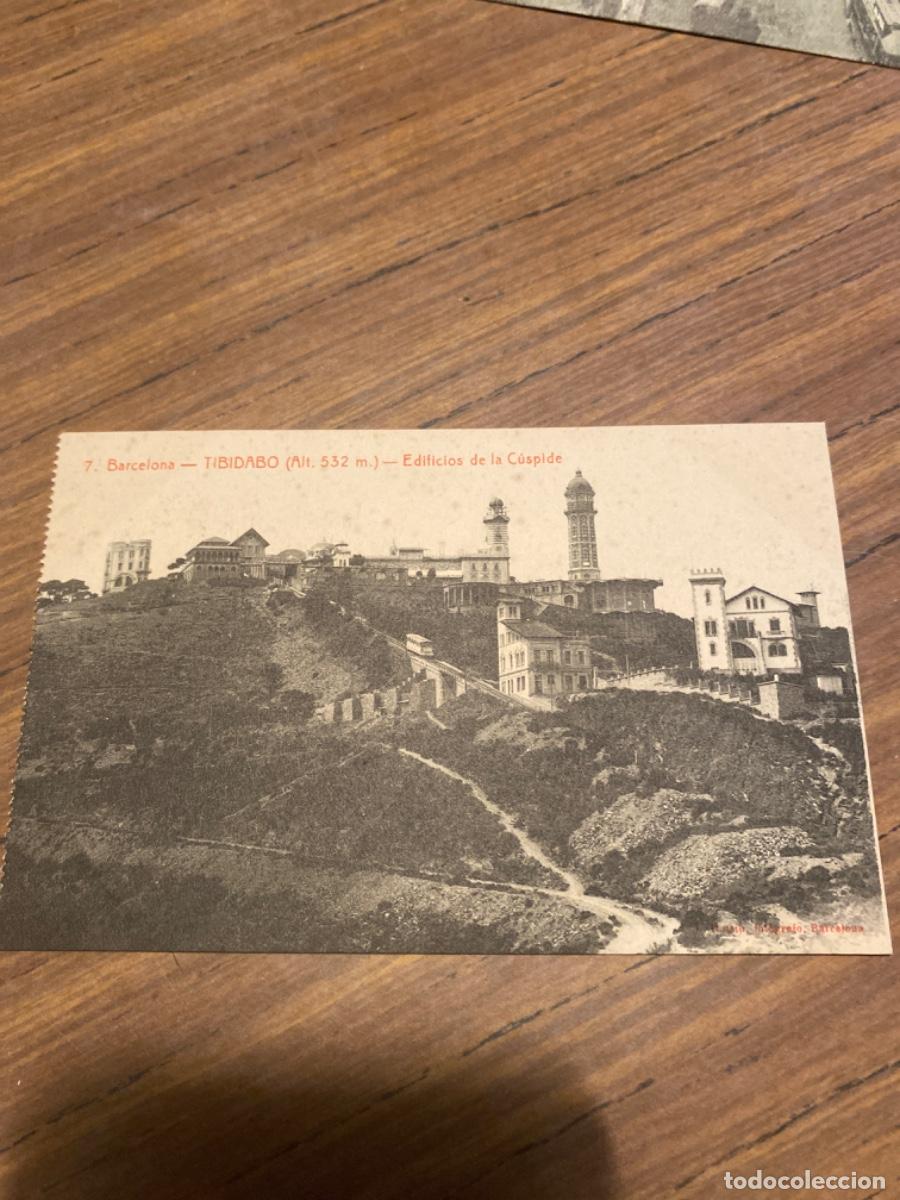 Postales: Barcelona. Tibidabo. Edificios de la cuspide - Foto 1