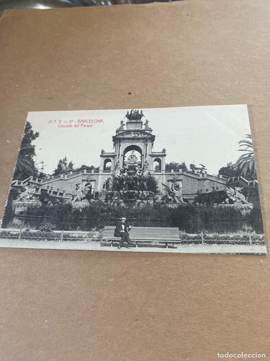 Postales: Barcelona. Cascada del parque - Foto 1