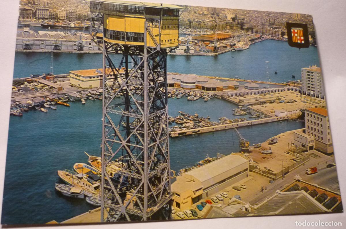 Postales: postal barcelona.-aerea puerto