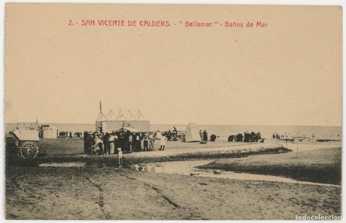 Postais: a09586 sant vicen&ccedil; de calders bellamar ba&ntilde;os de mar n&ordm;2 sc