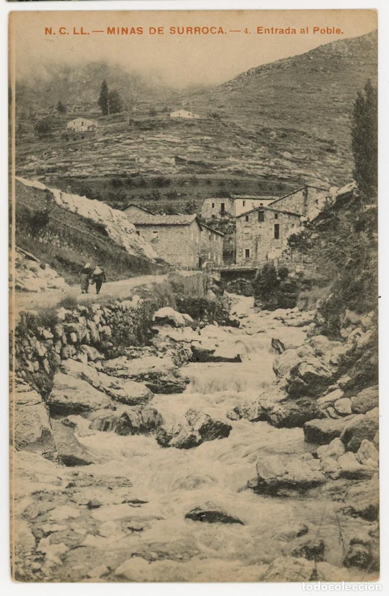 Postales: a09599 minas de surroca entrada al poble nc ll n&ordm;4 sc