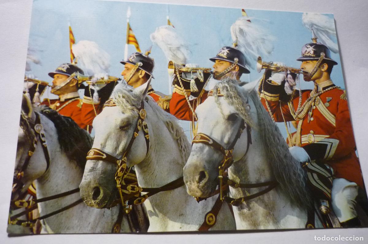 Postales: postal barcelona-guardia montada