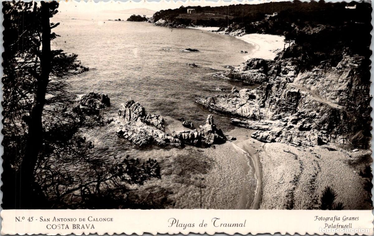 Postales: Costa Brava - San Antonio de Calonge - Playas de Traumal - Foto Gran&eacute;s n&ordm; 45 - 141x90mm